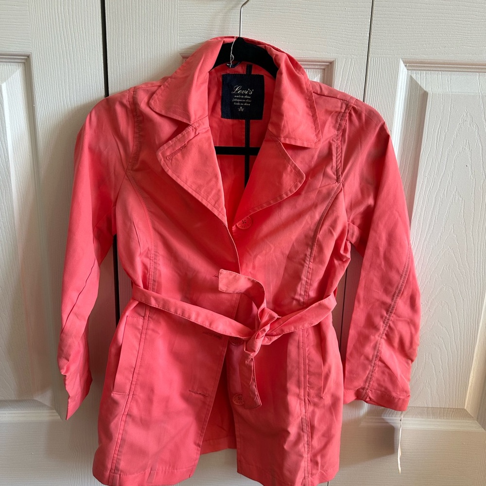 Levi's Pibk Belted Button Down Shirt Coat